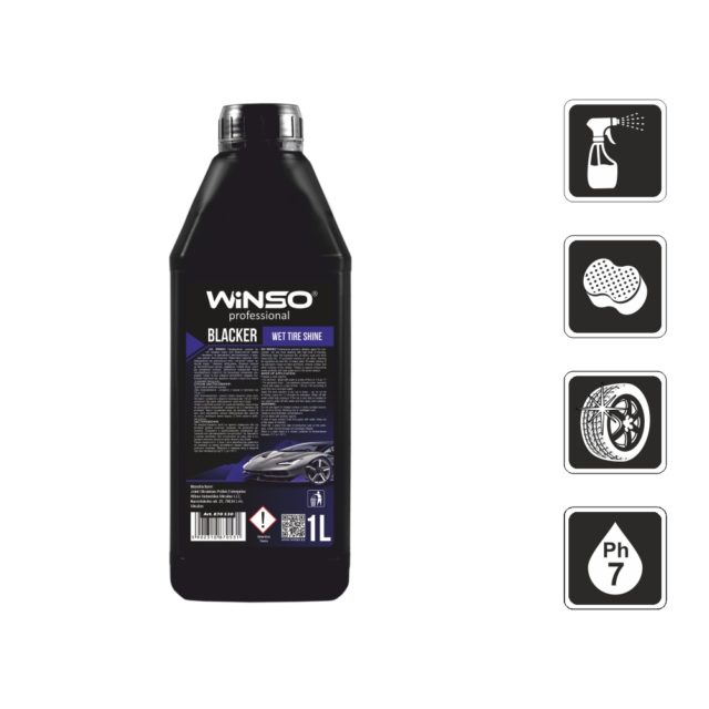 BLACKER Wet Tire Shine 1 l (9 ed qutuda) BLACKER Wet Tire Shine 1 l (9 ed qutuda) - Image 1