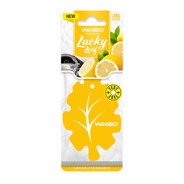 Lucky leaf Card "Lemon" (50 əd qutuda)-Asma ətir
