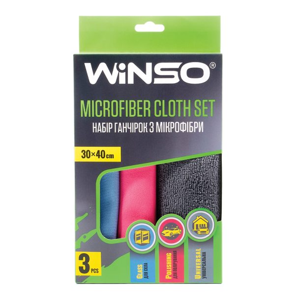 WINSO Mikrofiber parça dəsti 3 ədəd ölçü 30*40 sm