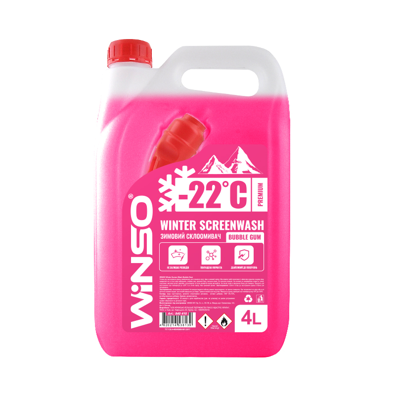 Winter glass washer Chewing gum -22 4 lt Winter glass washer Chewing gum -22 4 lt - Image 1